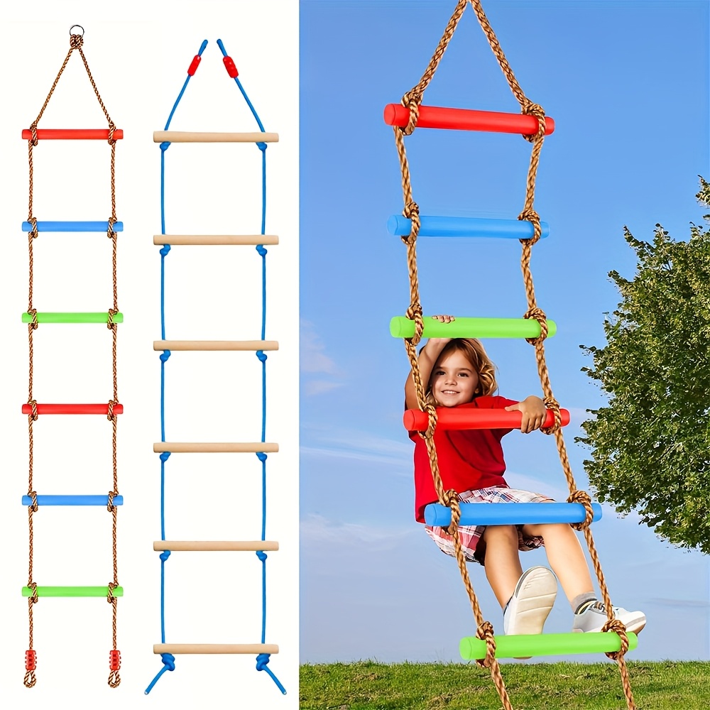 Outdoor Sport Activities For Kids - 1pc 다채로운 어린이 등반 사다리 스윙