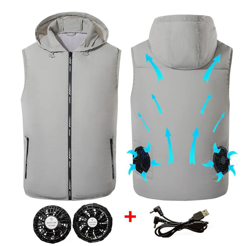 Outdoor Sport Jacket Brand - 여름 스포츠 선풍기 에어컨 시원한 남자
