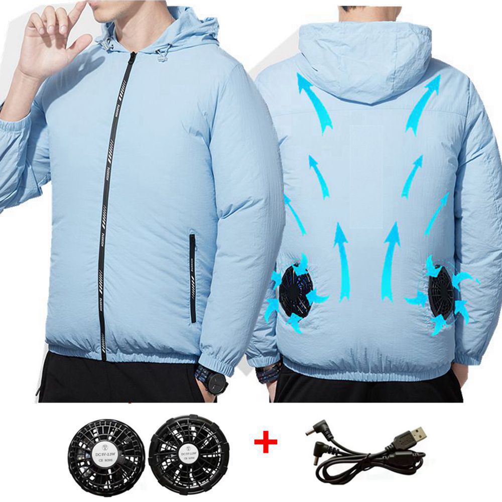 Outdoor Sport Jacket Brand - 여름 스포츠 팬 에어컨 멋진 남자