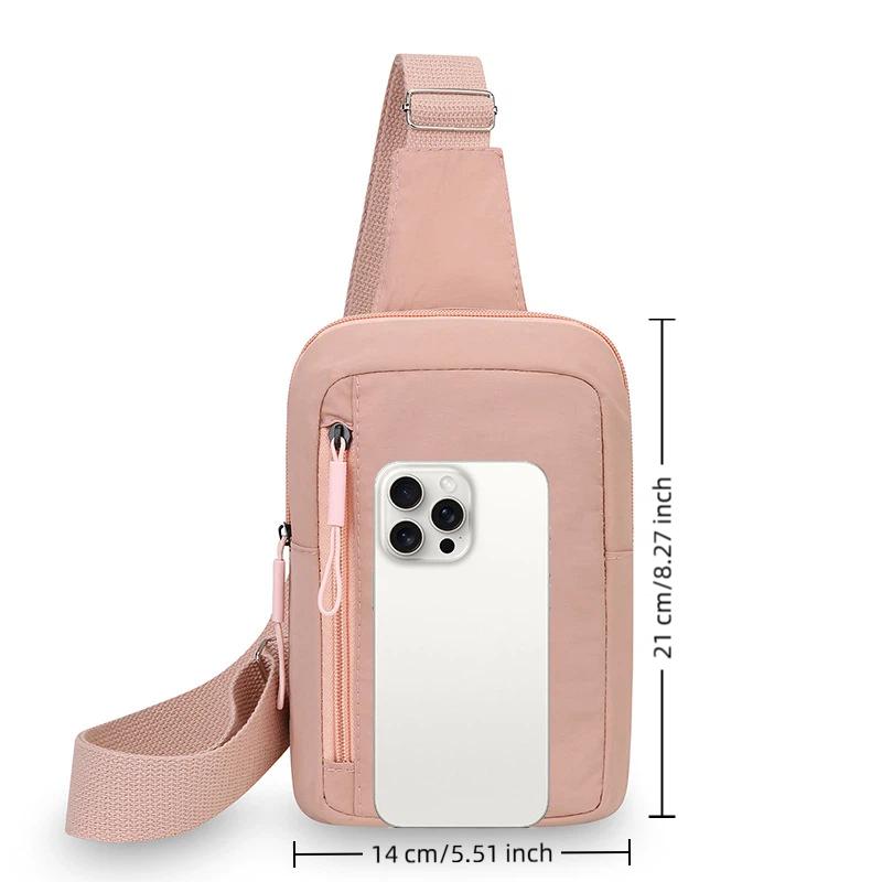 Outdoor Sport Backpack - 미니 슬링백 스타일리시한 크로스바디 체스트 백팩