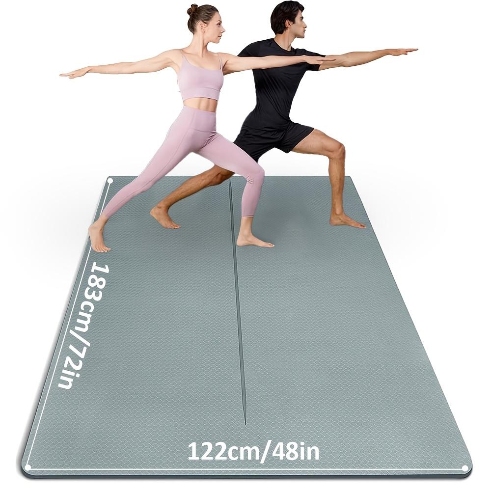 Outdoor Sport Jas - 특대형 요가 매트 6x4피트(183x122cm) 8mm 두께