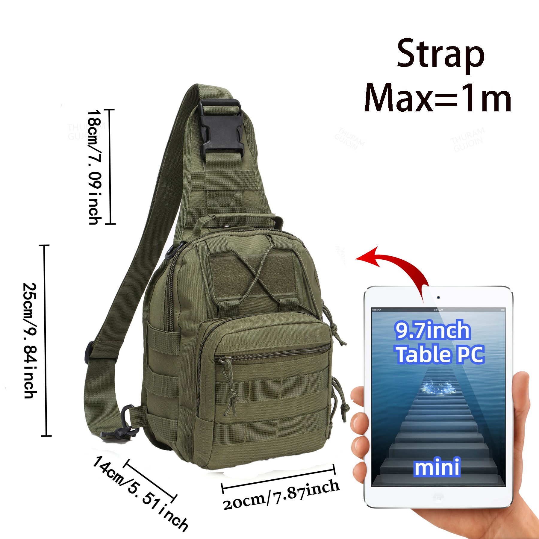 THURAM 야외 전술 가방, 배낭 스포츠 가방 팩,  - Outdoor Sport Backpack 리뷰 및 가격