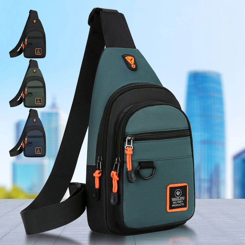 새로운 남성용 가슴 가방 남성용 레저 야외 하이킹 자전 - Outdoor Sport Backpack 리뷰 및 가격