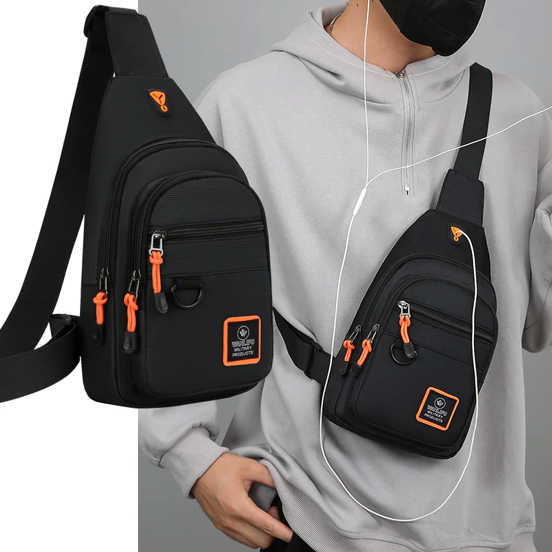 새로운 남성용 가슴 가방 남성용 레저 야외 하이킹 자전 - Outdoor Sport Backpack 리뷰 및 가격