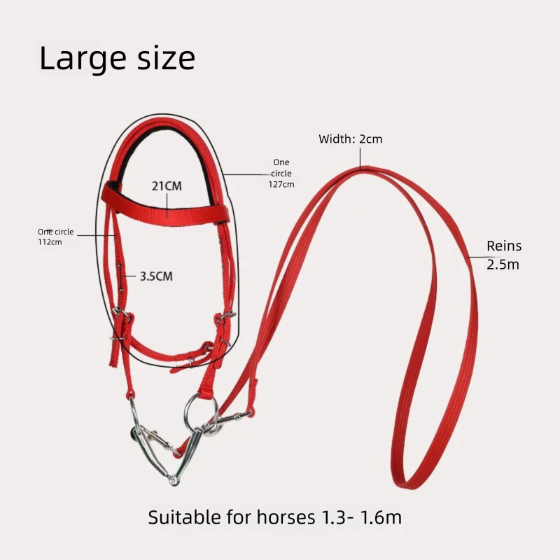 말 고삐와 리드 로프 세트, 조절 가능한 나일론 말 머 - Headcollar Rope Set 리뷰 및 가격