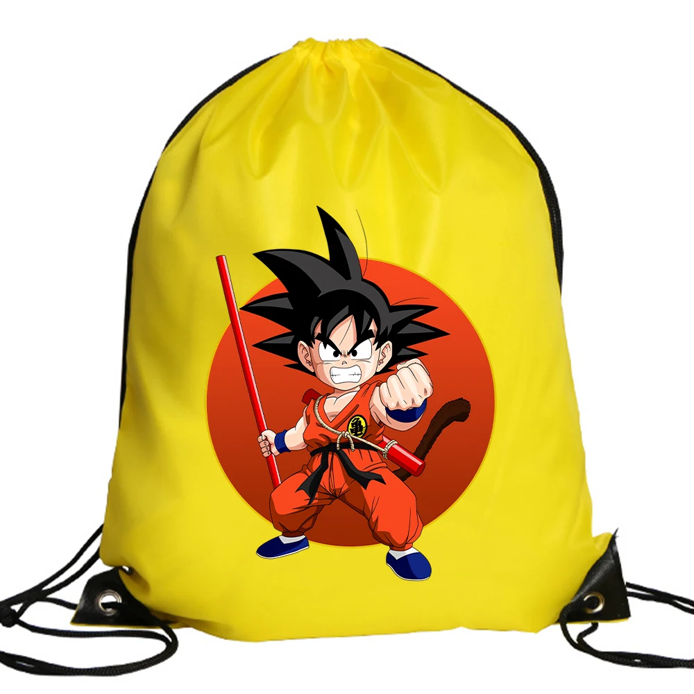 드래곤볼 폴리에스터 드로스트링 백 손오공 짐 스포츠 백 - Outdoor Sport Backpack 리뷰 및 가격