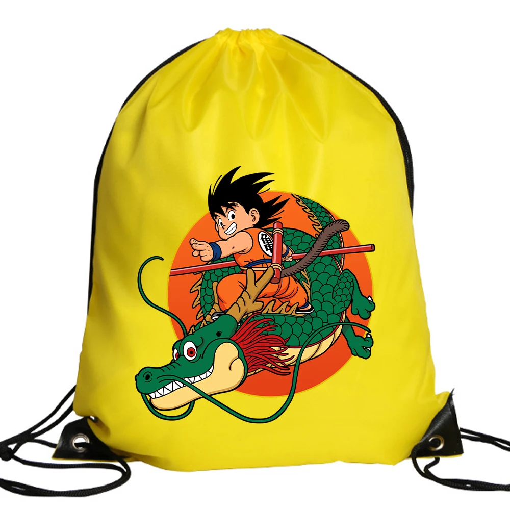 드래곤볼 폴리에스터 드로스트링 백 손오공 짐 스포츠 백 - Outdoor Sport Backpack 리뷰 및 가격
