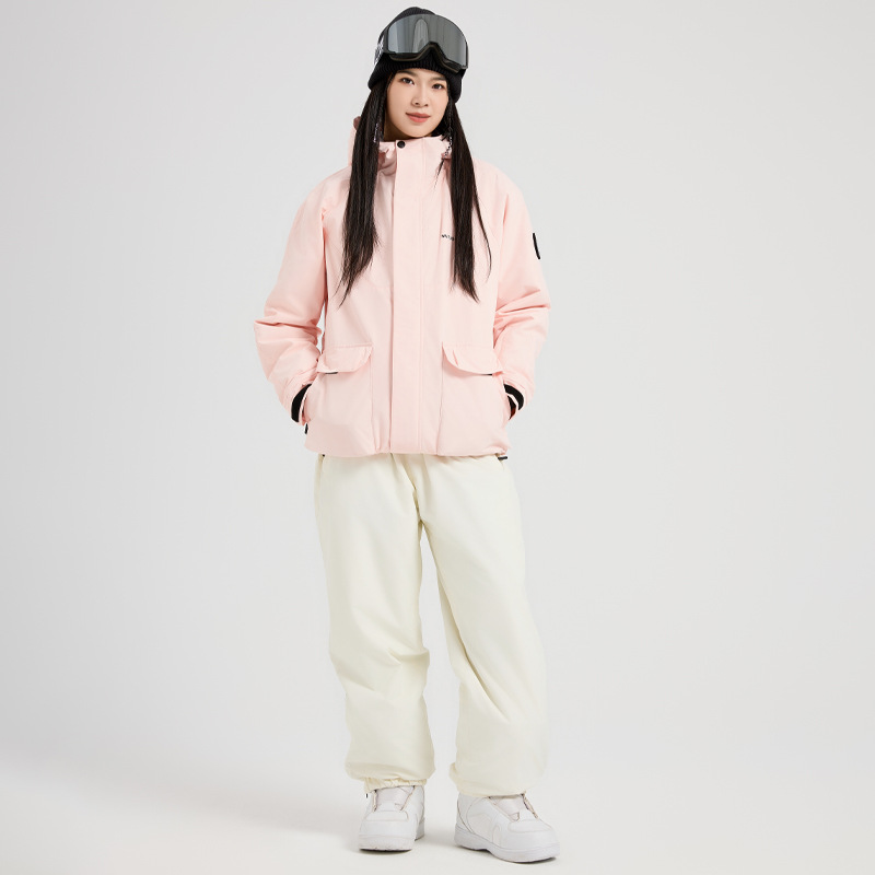 야외 스포츠 마운틴맨 스키 세트 겨울용 따뜻한 후드 재 - Outdoor Sport Outfit 리뷰 및 가격